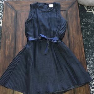 Blue ruffle dress